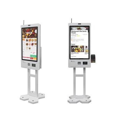 주문 21.5 27 32 Inch Self Service Ordering Kiosk Pos System Cashier Receipt Printer Machine Payment Kiosks for Fast Food Restaurant online manufacture