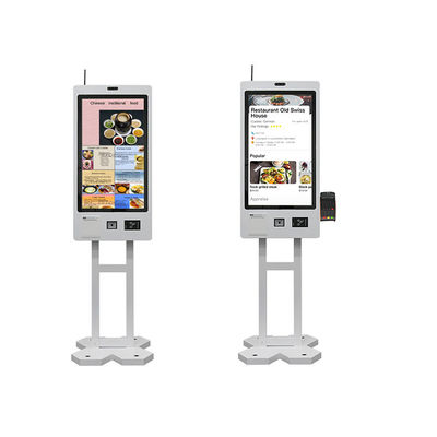 주문 Customized 21.5 Inch Wall Mounted Self Service Ordering Kiosk for Restaurants Touch Screen POS Terminal Food Order Payment SDK online manufacture