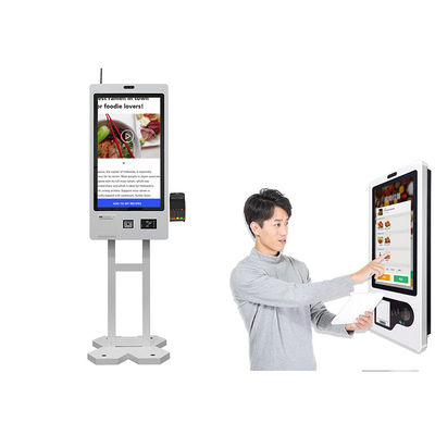주문 80 밀리미터 프린터 스캐너와 키오스크 기계를 주문하는 27 인치 터치 스크린 본인 online manufacture