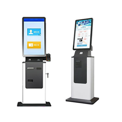 주문 Hospital Hotel Self Service Kiosk with Touch Screen Printer Check in Cash Payment SDK Compatible Optional Barcode Reader online manufacture