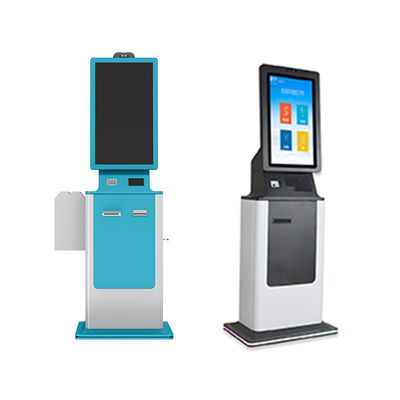 주문 ODM/OEM Touch Screen Self Kiosk Ticket Printer Passport Scanner Cash Receipter Self Sevice Payment Kiosks online manufacture