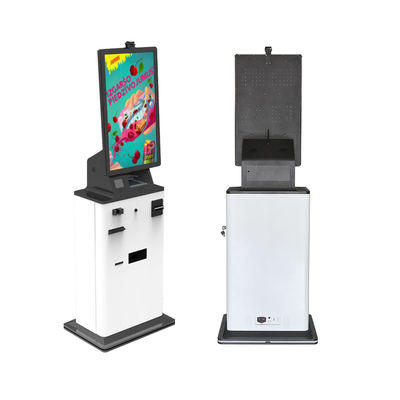 주문 지불 키오스크 기계 청구서 카드 판독기 현금을 주문하는 32 인치 자동 자급식 online manufacture