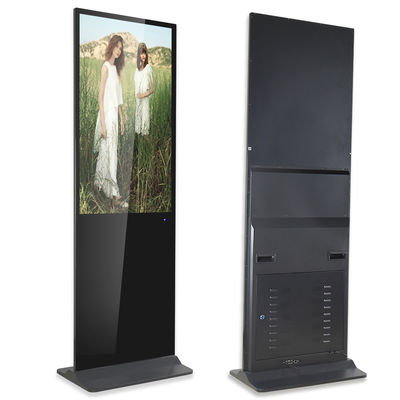주문 Win10 터치 스크린 키오스크 광고 화면 토템을 세우는 55 인치 실내 바닥 online manufacture