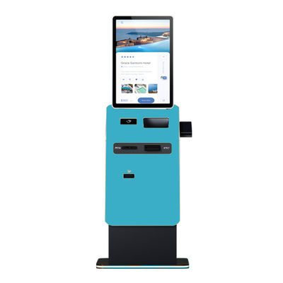 주문 Self Service Kiosk Touch Screen Terminal Cash Acceptor Cash Dispenser Card Reader Payment Kiosk online manufacture