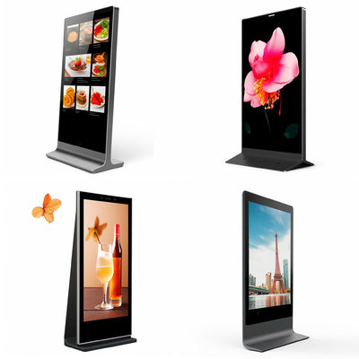 주문 실내 디지털 신호 키오스크 인치 와이드 뷰 무료 입지 LCD 광고 플레이어 43명 online manufacture