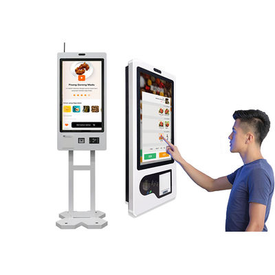 주문 Crtly Fast Food 15.6 21.5 27 32 Inch Self Service Payment Ordering Kiosk Touch Screen Android POS Self Checkout Machine for Restaurant online manufacture
