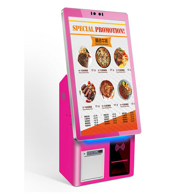 주문 커스텀 컬러 셀프 서비스 키오스크 21.5 인치 화면 옵션 부품 QR 코드 / RFID online manufacture