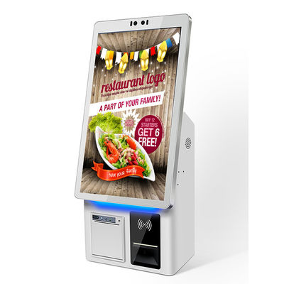 주문 21.5 Inch Payment Kiosk Touch Screen Self Ordering Kiosk Wall-mounted Desktop Pos Machine Self Service Payment Kiosk online manufacture