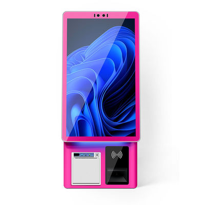 주문 데스크톱 탑재 된 바닥 스탠드 터치 스크린 셀프 소매 베이커리 결제 키오스크 머신 티켓 프린터 카드 리더 음식 주문 online manufacture