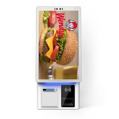 주문 Crtly Wholesale 21.5 Inch Touch Printer Self Service Payment Ordering Kiosk for Retail Stores and Restaurant Bill Payment Kiosk online manufacture