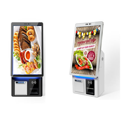 주문 21.5 Inch Capacitive Touch Screen Interactive Indoor Android POS Restaurant Self Service Ordering Kiosk Payment Machine online manufacture