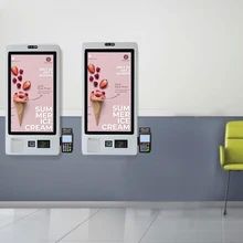 주문 안드로이드 바닥 서있는 벽에 장착 된 셀프 서비스 결제 키오스크 소매 애플리케이션 online manufacture
