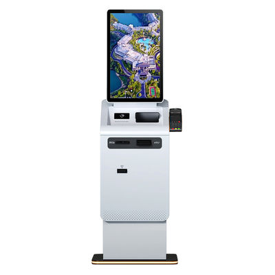 주문 셀프 서비스 키오스크 인텔 코어 i5/i7 CPU 및 현금 재활용 / 카드 분배 장치 online manufacture