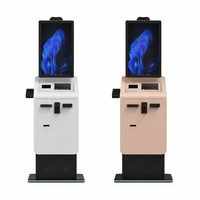 주문 셀프 서비스 카드 리더 현금 결제 키오스크 터미널 안드로이드 터치스크린 환전 결제 키오스크 (A4 프린터 포함) online manufacture
