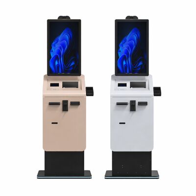 주문 27 32 인치 터치 스크린 셀프 서비스 결제 키오스크 여권 스캐너 카드 분배장 현금 동전 재활용 SDK 활성화 online manufacture