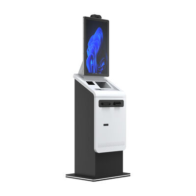 주문 SDK 및 바코드 리더 터치스크린 기술 실내 결제 단말기가 있는 셀프 서비스 코인 현금 수납 및 지급 키오스크 online manufacture