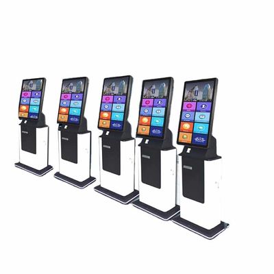23인치 자체 주문 키오스크 터치스크린 스캐너 자체 주문 Pos 시스템