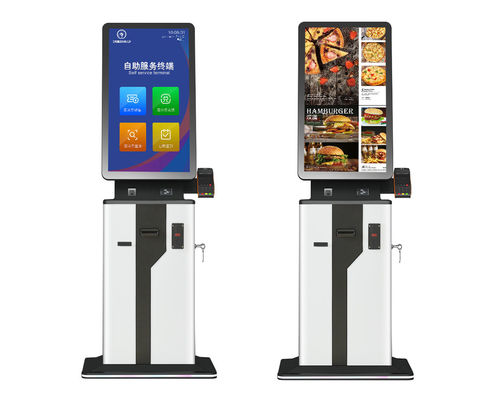 21.5inch 티켓 자동 판매기 키오스크 POS 기계 디지털 주문 키오스크
