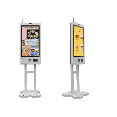 Indoor Interactive Kiosk Touch Screen Order Android Self Service Check Out Machine Self Ordering Kiosk Terminal