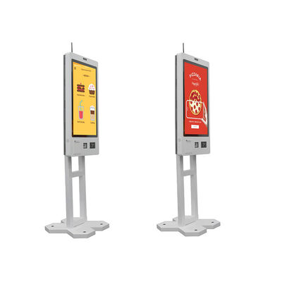 Self Ordering Touch Screen Payment Kiosk Restaurant Android Automatic A4 Printer Card Dispenser Kiosk Terminal