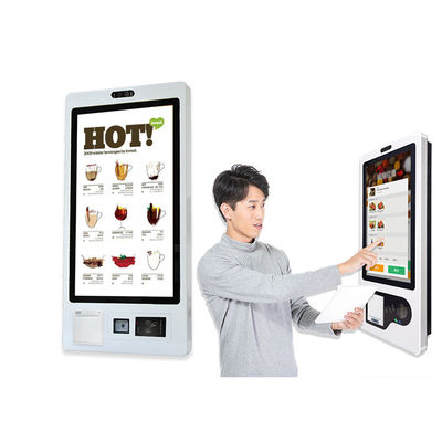 신용카드 결제 옵션으로 사용자 정의 가능한 터치 키오스크 안드로이드/윈도우 7/8/10