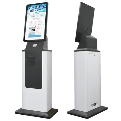 셀프 서비스 터치 스크린과 안드로이드 윈도우가 있는 암호화 ATM 예금 현금 기계