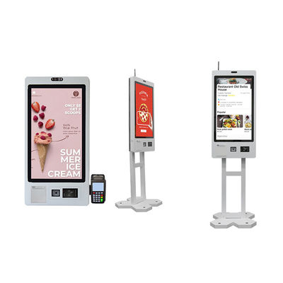 티켓 인쇄 셀프 서비스 주문 키오스크 용량 터치 10 포인트 및 RFID 리더