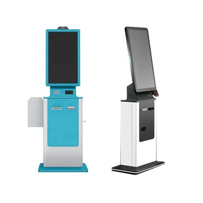 선택적 QR 코드 및 RFID와 함께 FHD 셀프 서비스 터치 스크린 키오스크