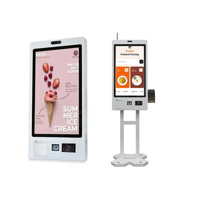 10점 용량 터치 셀프 서비스 키오스크 기계 레스토랑을위한 완벽한 POS 솔루션