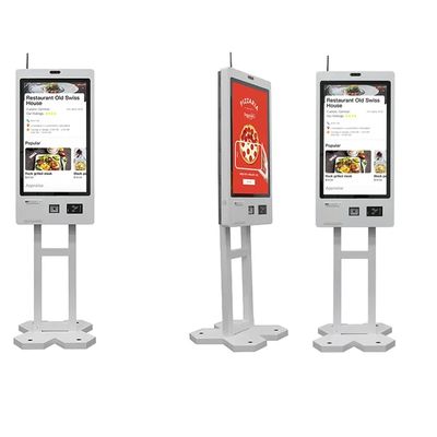 QR 스캐너와 티켓 프린터를 갖춘 커스터마이징 가능한 셀프 서비스 주문 키오스크