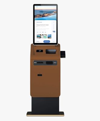 열 프린터 바코드 스캐너 카메라와 QR 코드/RFID 지원으로 셀프 서비스 키오스크